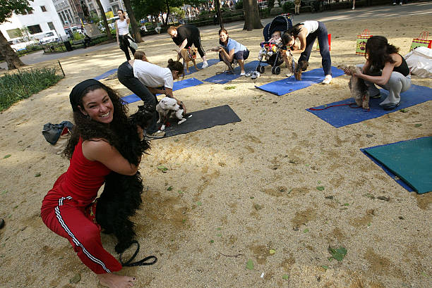 dog yoga