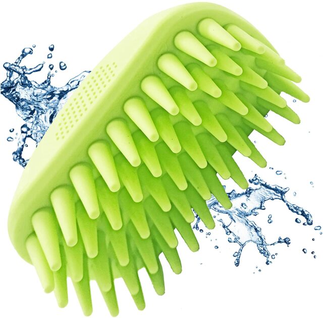 Bath brush for dogs