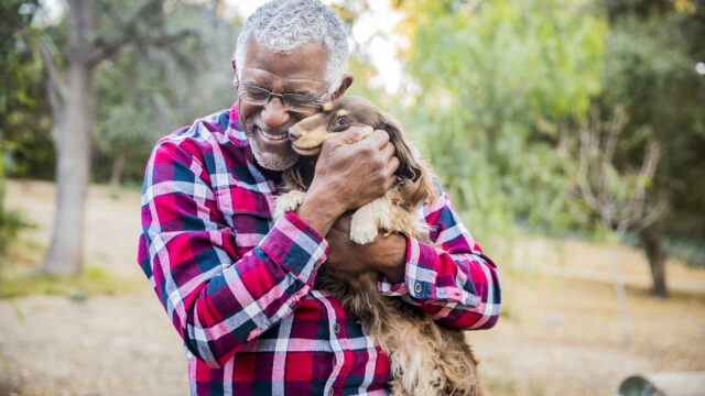 Elderly dog owners