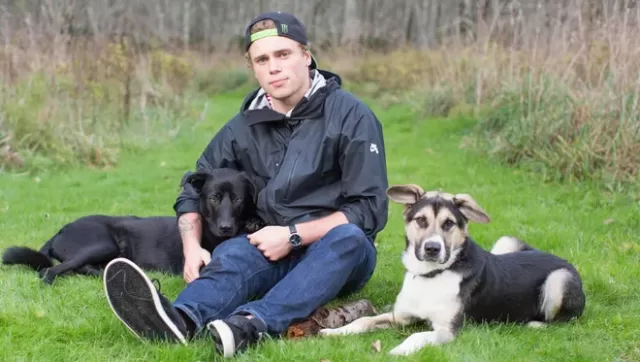 gus kenworthy stray dogs sochi