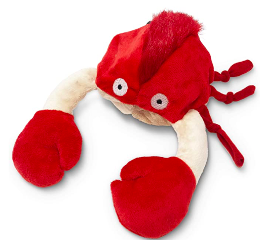 crab dog toy