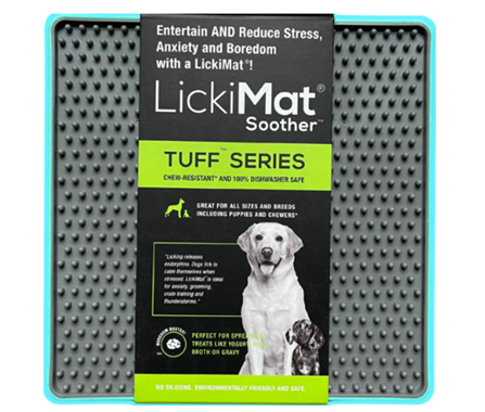 Lickimat dog soother